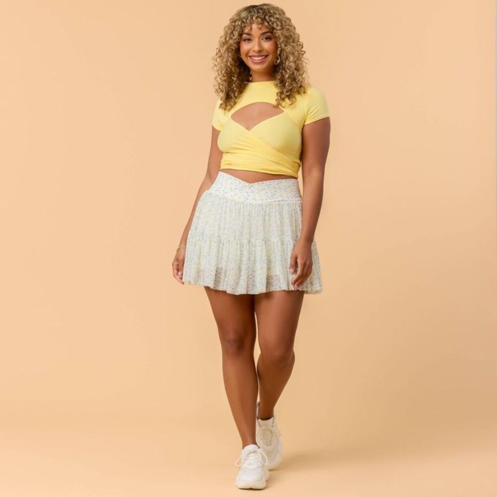 Blogilates -  Women's Mommy & Me Ballerina Skort - Wh White - Picture 5 of 5